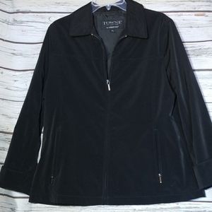 London Fog Towne Collection zip up warm jacket Lg